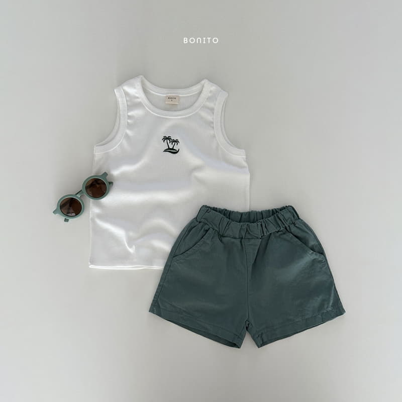Bonito - Korean Baby Fashion - #babyfashion - Palm Sleeveless - 2