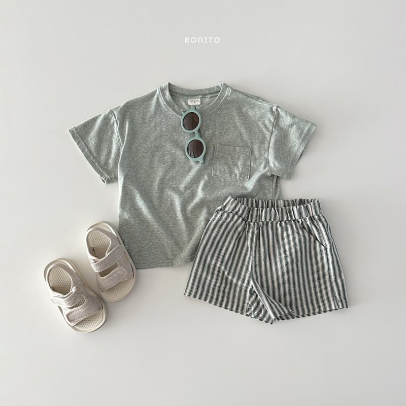 Bonito - Korean Baby Fashion - #babyfashion - Slav Pocket Tee - 9