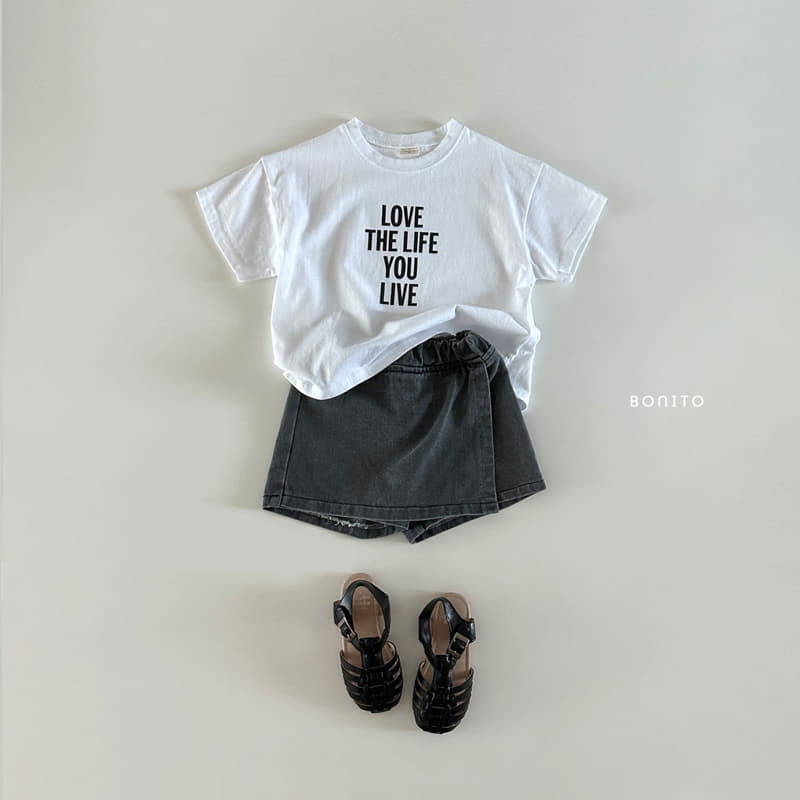Bonito - Korean Baby Fashion - #babyfashion - Denim Skrit Shorts - 7