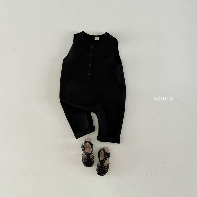 Bonito - Korean Baby Fashion - #babylifestyle - Linen Sleeveless Overalls - 6