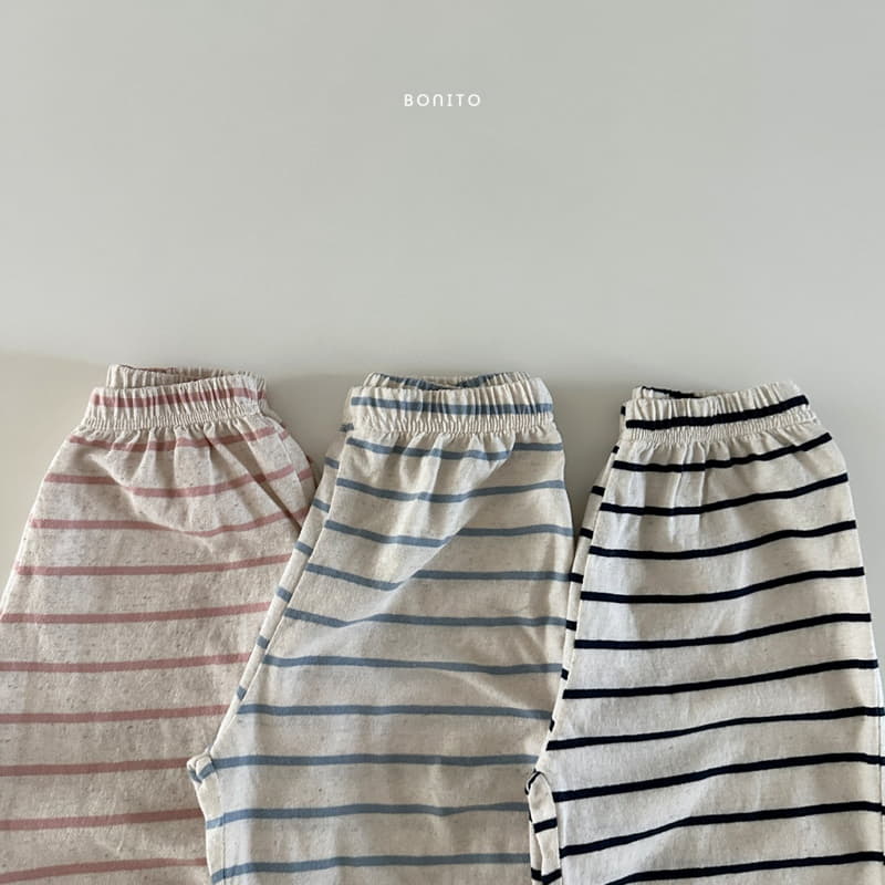 Bonito - Korean Baby Fashion - #babylifestyle - Stripes Summer Pants - 2