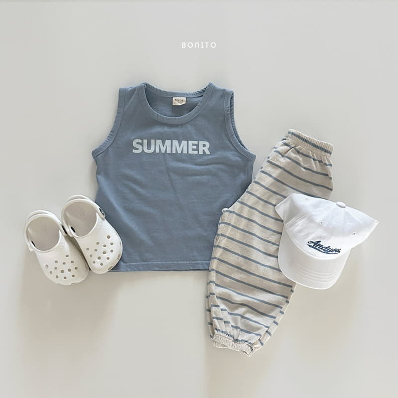 Bonito - Korean Baby Fashion - #babyoninstagram - Stripes Summer Pants - 3