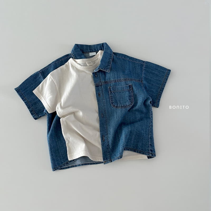 Bonito - Korean Baby Fashion - #babyoutfit - Denim Shirt - 8
