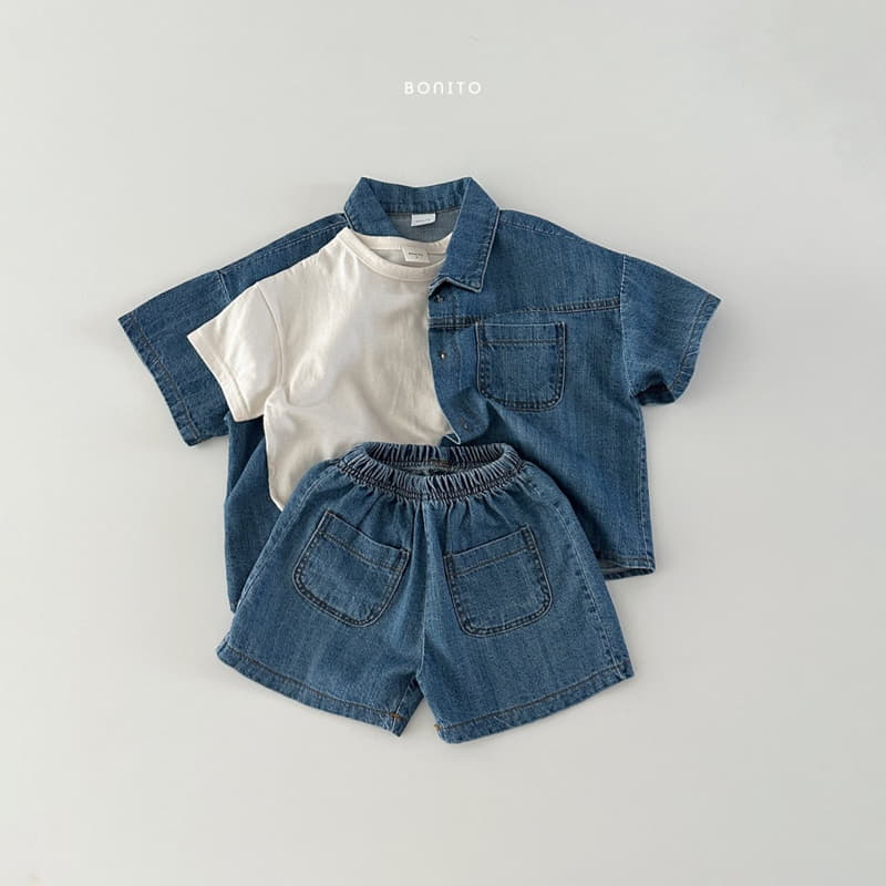 Bonito - Korean Baby Fashion - #babywear - Denim Shirt - 9