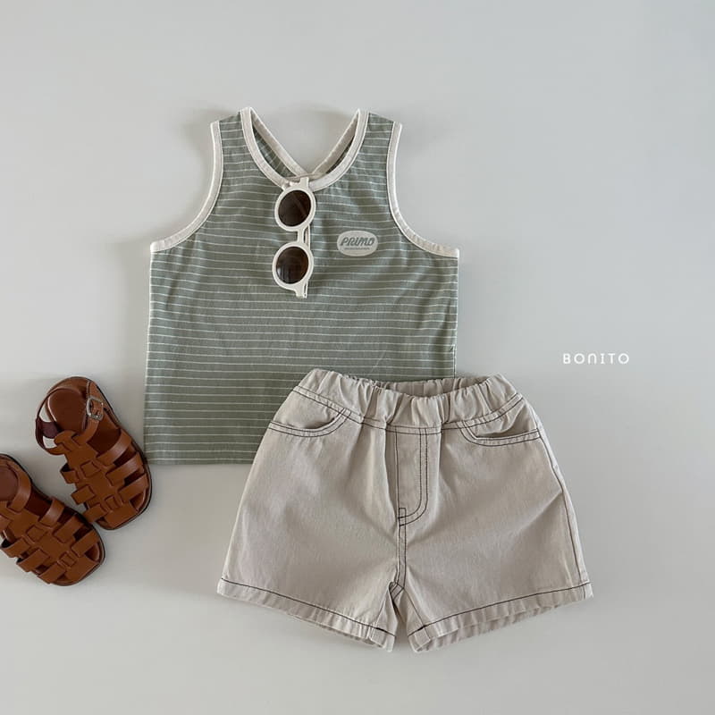 Bonito - Korean Baby Fashion - #smilingbaby - Cotton Stitch Shorts - 7