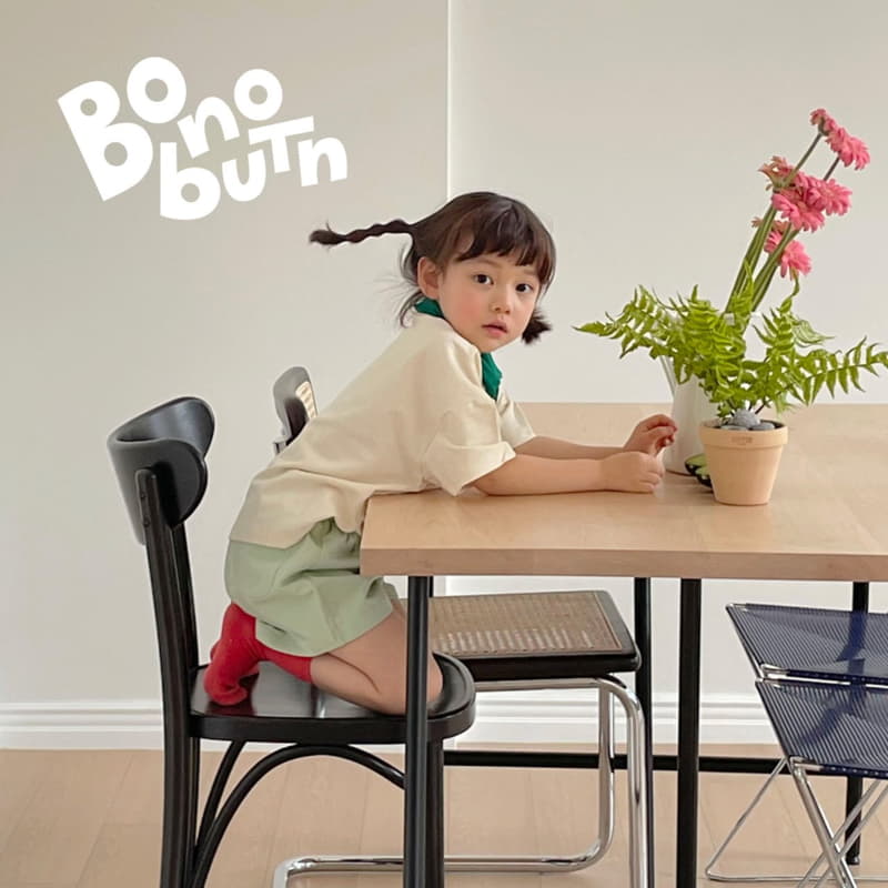 Bonobutton - Korean Children Fashion - #kidsshorts - Welsh Onion Tee - 4