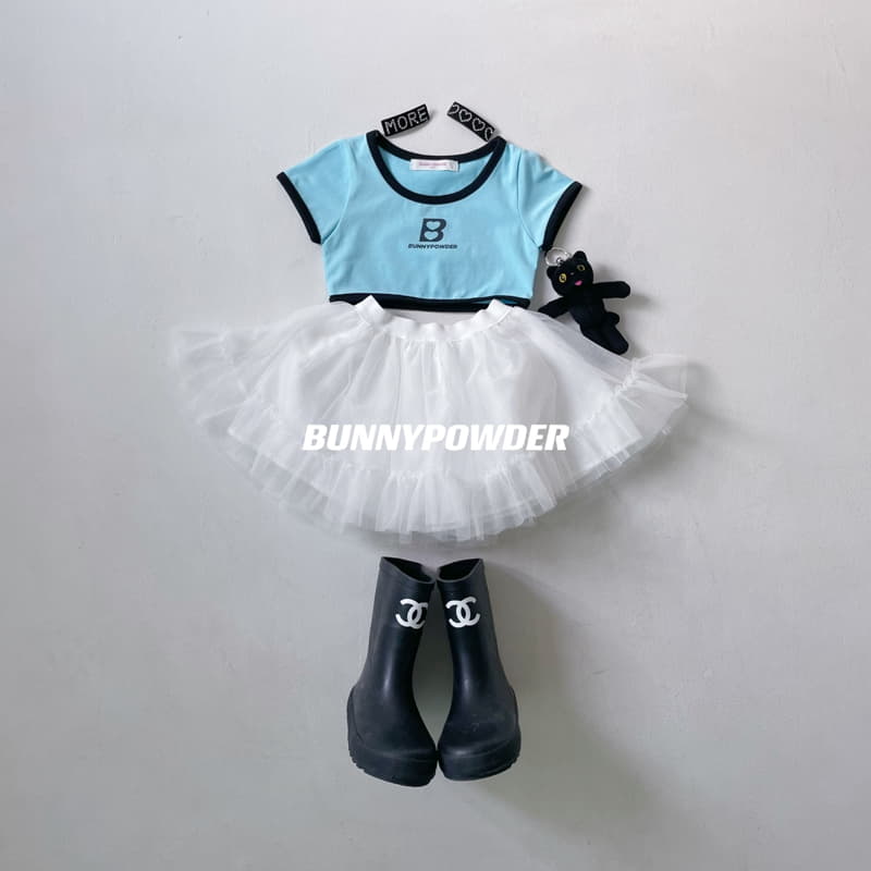 Bunny Powder - Korean Children Fashion - #designkidswear - B Crop Tee - 6