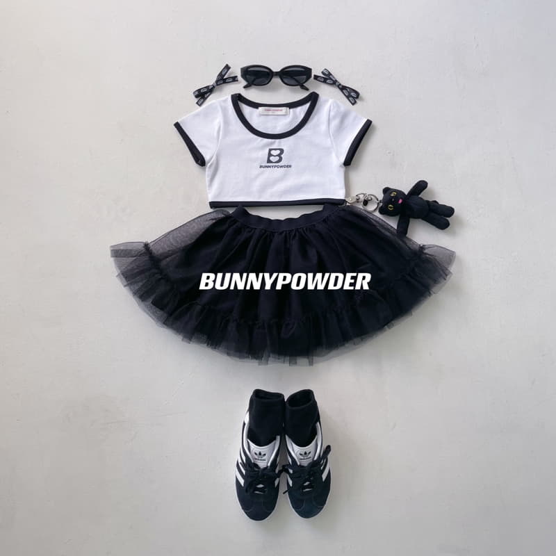 Bunny Powder - Korean Children Fashion - #kidsshorts - B Crop Tee - 9