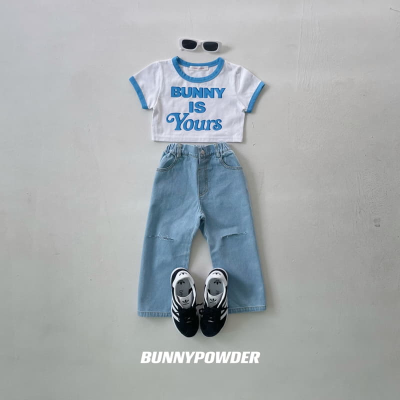 Bunny Powder - Korean Children Fashion - #littlefashionista - Uars Crop Tee