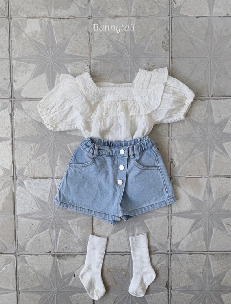 Bunnytail - Korean Children Fashion - #todddlerfashion - Lovit Wrap Skirt Pants - 7