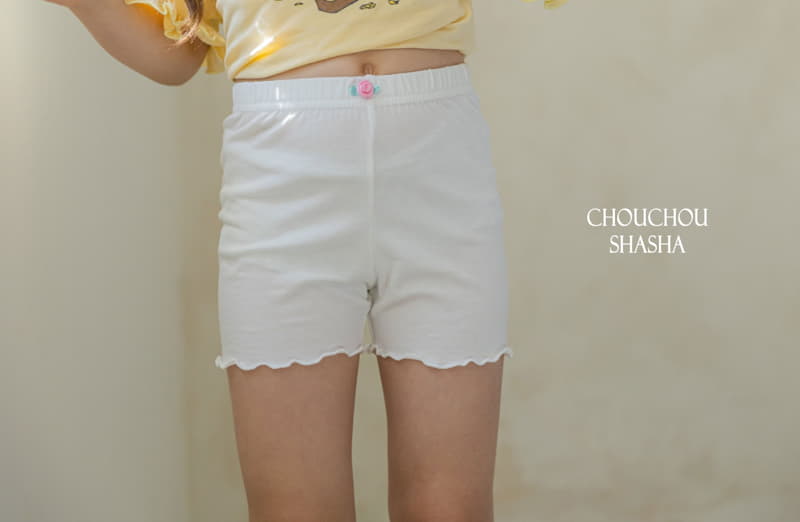 Chouchou Shasha - Korean Children Fashion - #Kfashion4kids - Flower leggings