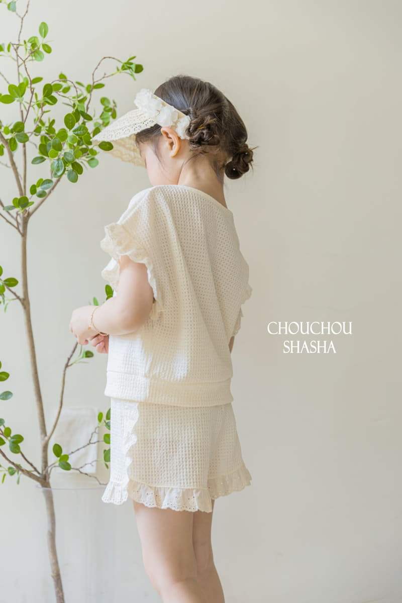 Chouchou Shasha - Korean Children Fashion - #childofig - Lilac Top Bottom Set - 3