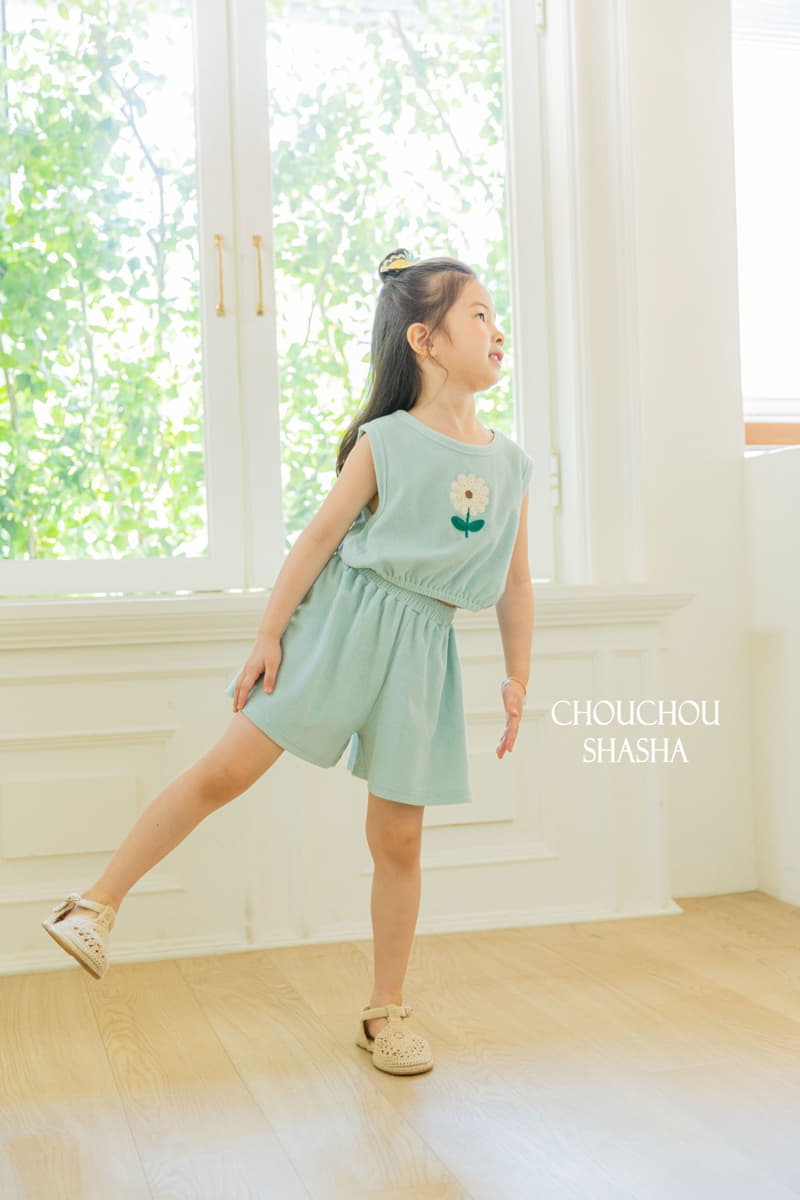 Chouchou Shasha - Korean Children Fashion - #childofig - Luterry Top Bottom Set - 3