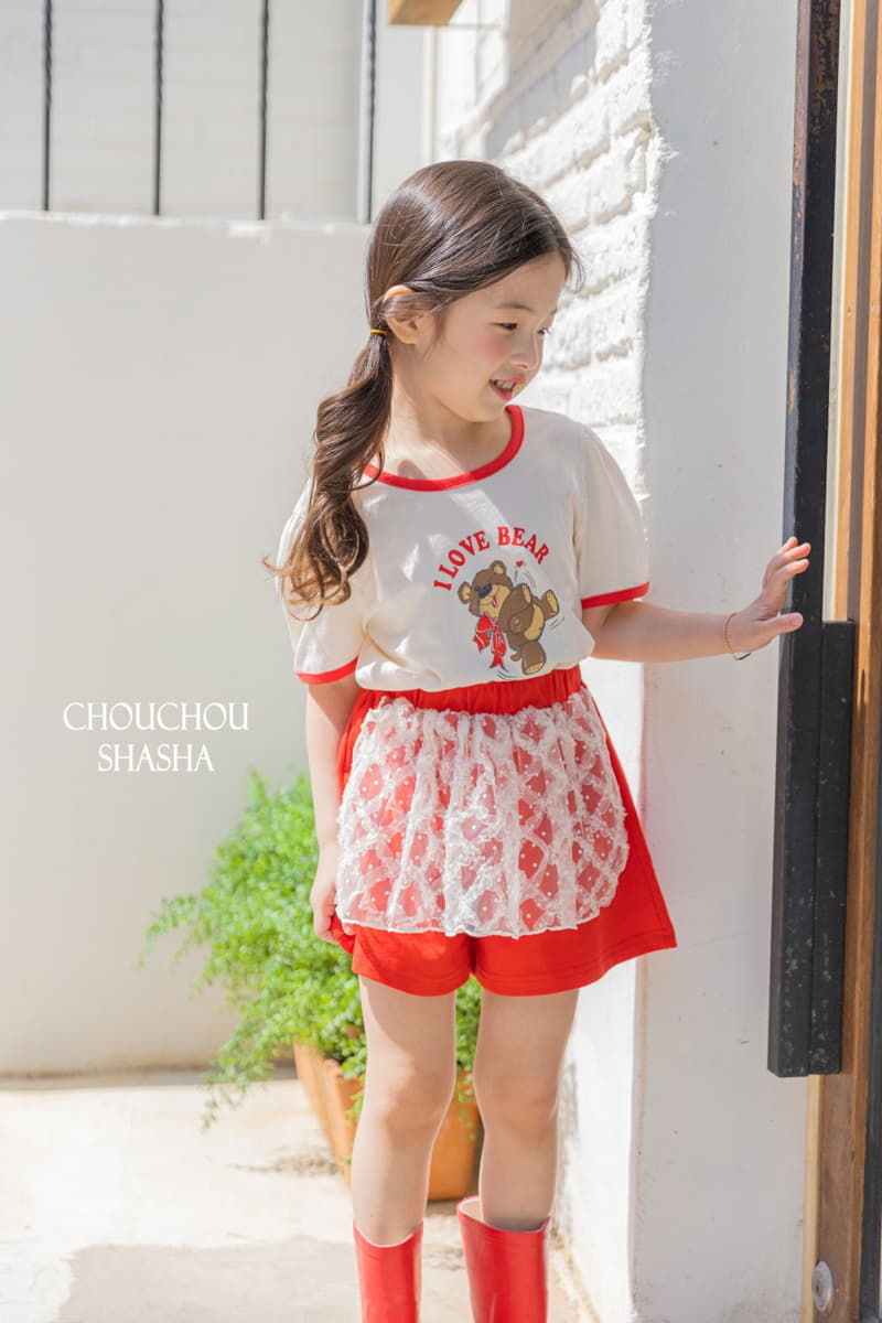 Chouchou Shasha - Korean Children Fashion - #childofig - Bear Top Bottom Set