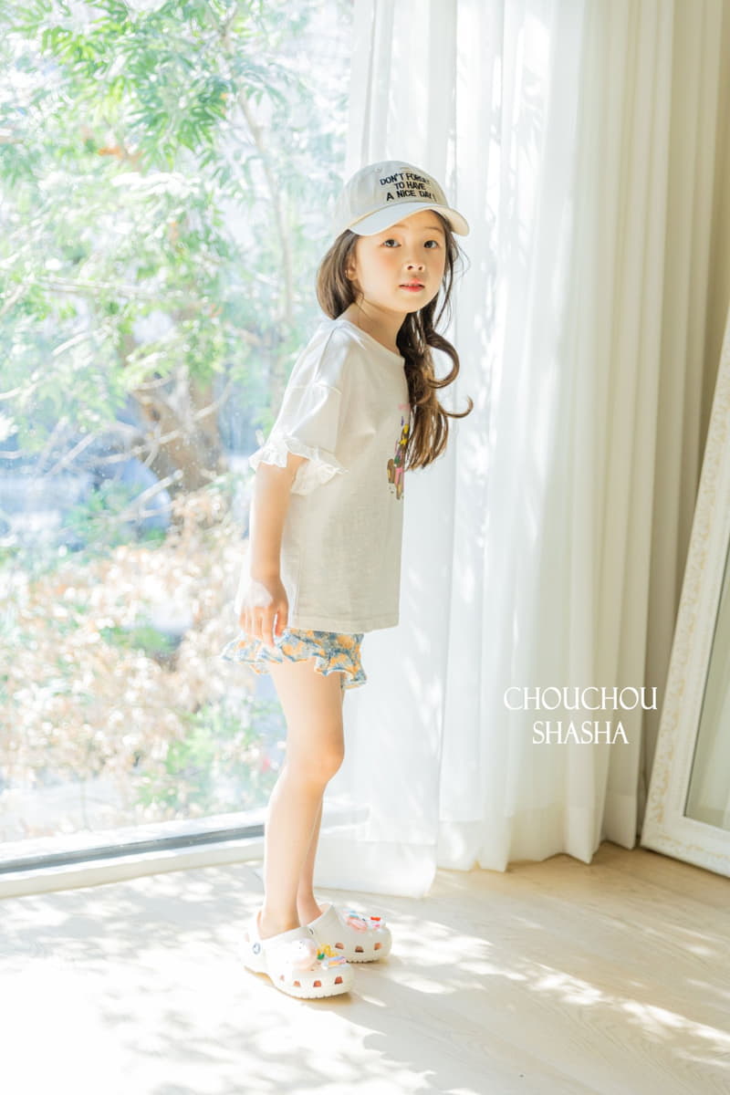Chouchou Shasha - Korean Children Fashion - #childofig - Flower Bear Tee - 7