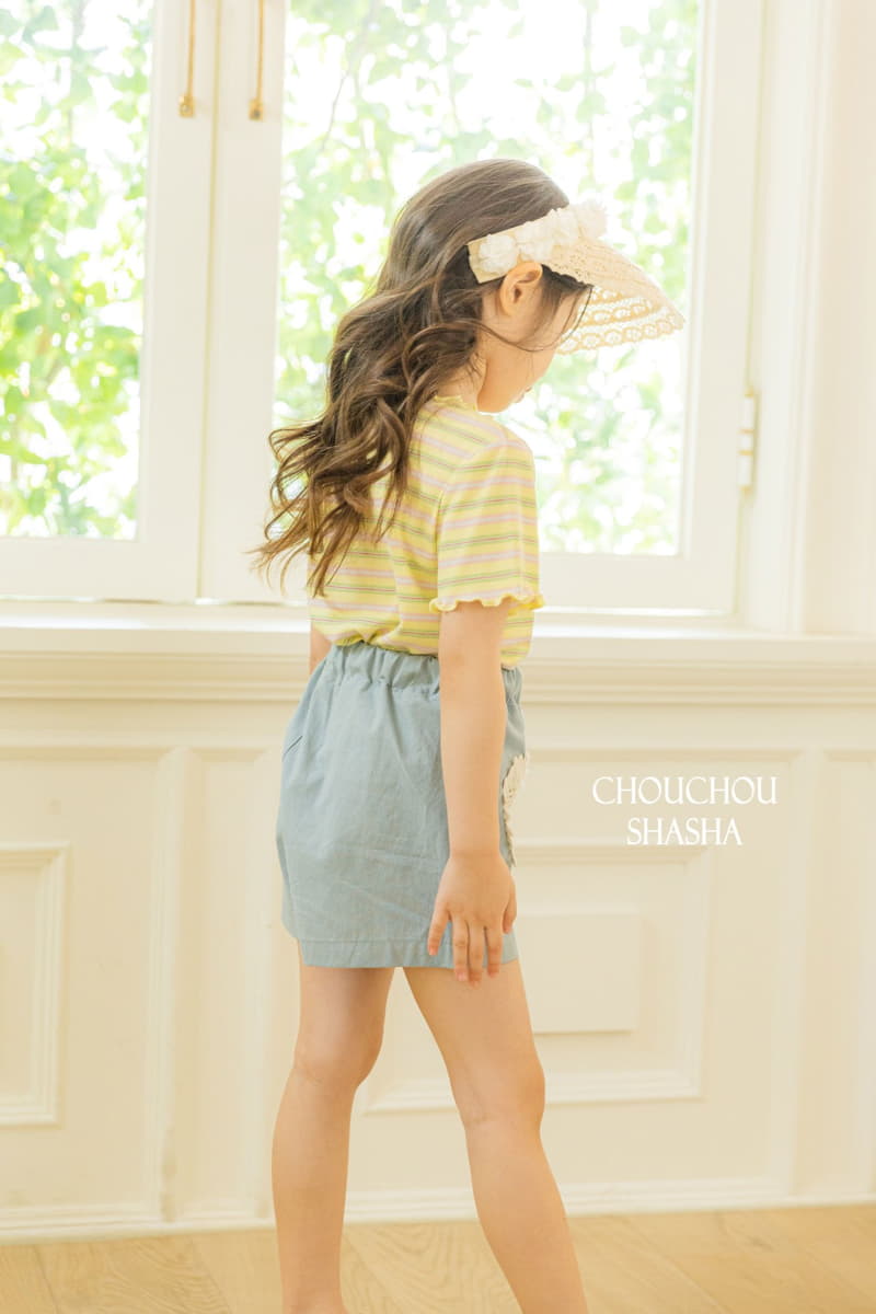 Chouchou Shasha - Korean Children Fashion - #childofig - Charlang Stripes Tee - 6