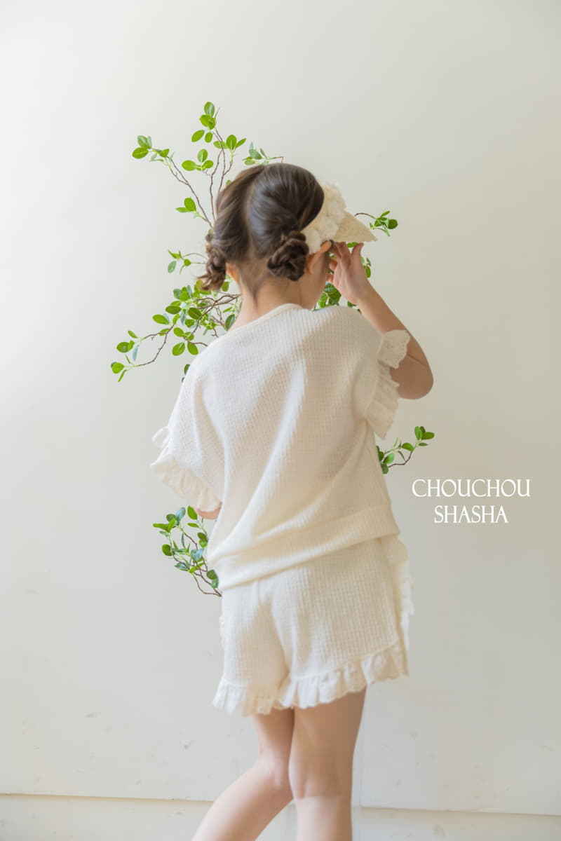 Chouchou Shasha - Korean Children Fashion - #childrensboutique - Lilac Top Bottom Set - 5