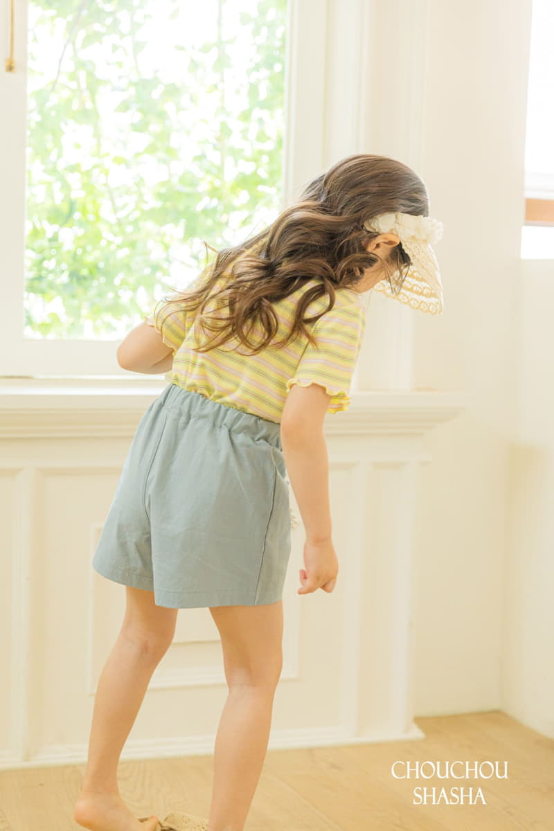 Chouchou Shasha - Korean Children Fashion - #designkidswear - Charlang Stripes Tee - 8