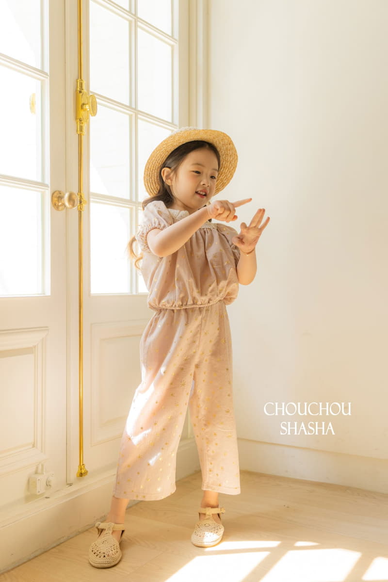 Chouchou Shasha - Korean Children Fashion - #designkidswear - Pearl Top Bottom Set - 4