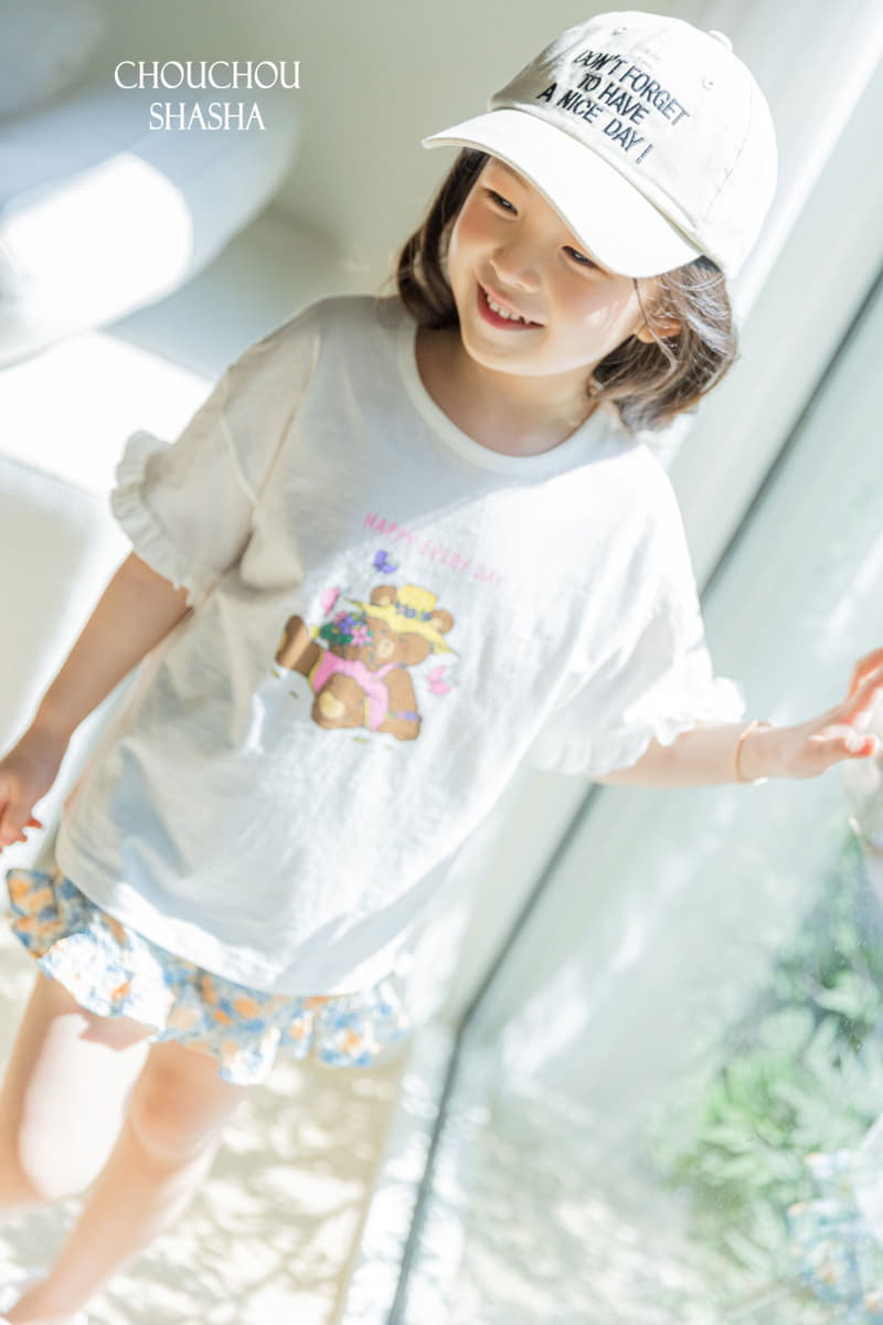 Chouchou Shasha - Korean Children Fashion - #discoveringself - Flower Bear Tee - 10