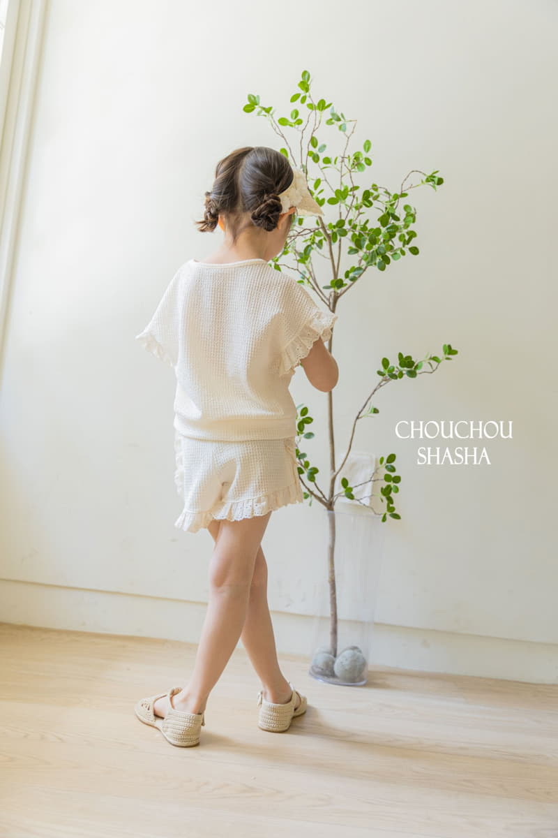 Chouchou Shasha - Korean Children Fashion - #fashionkids - Lilac Top Bottom Set - 8