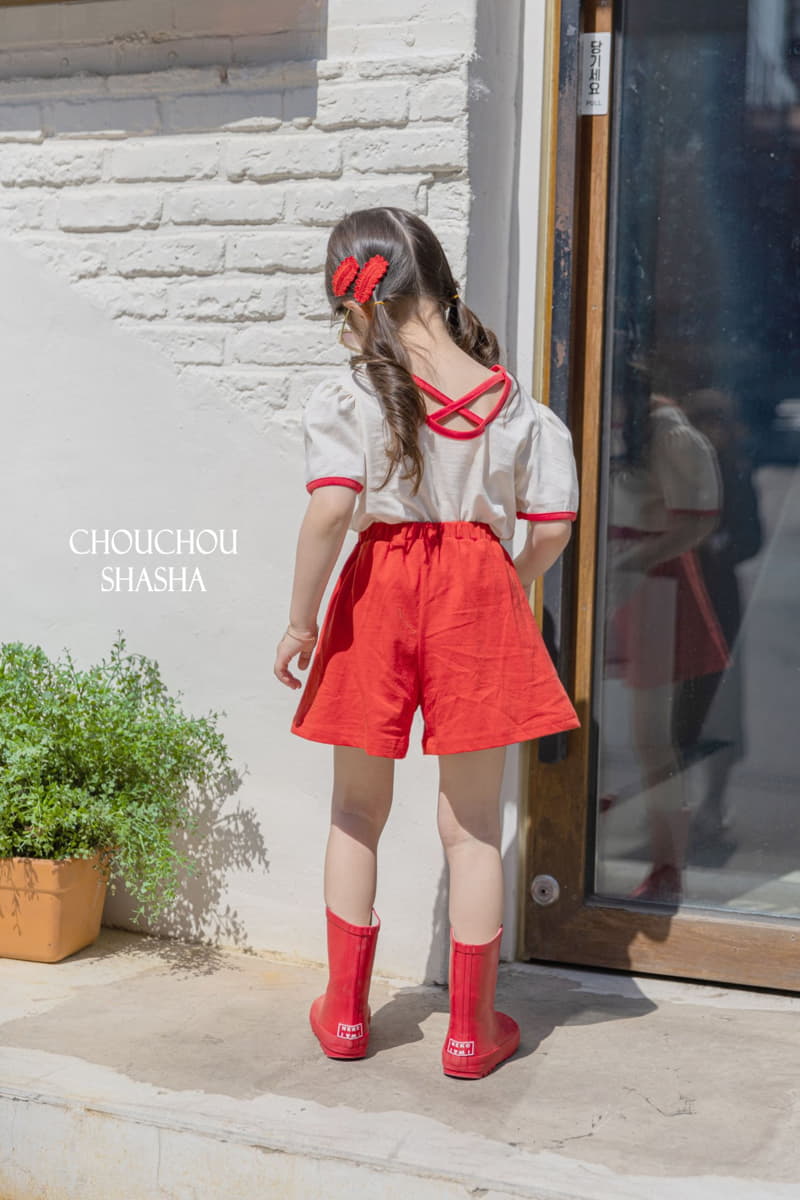 Chouchou Shasha - Korean Children Fashion - #fashionkids - Bear Top Bottom Set - 6