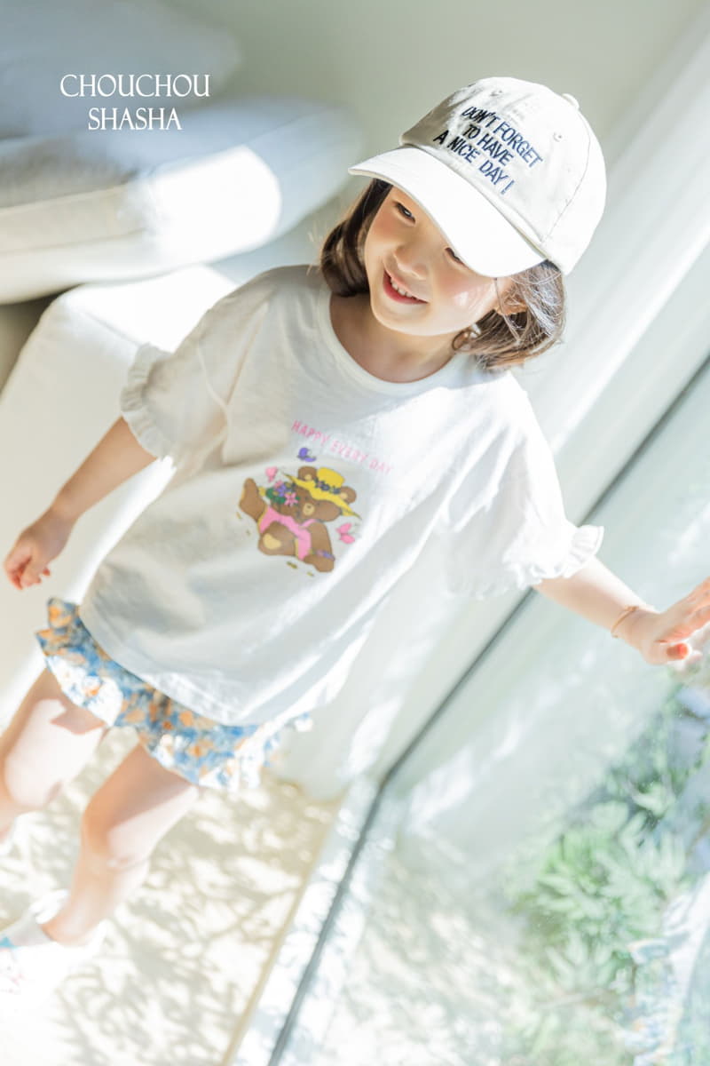 Chouchou Shasha - Korean Children Fashion - #fashionkids - Flower Bear Tee - 11