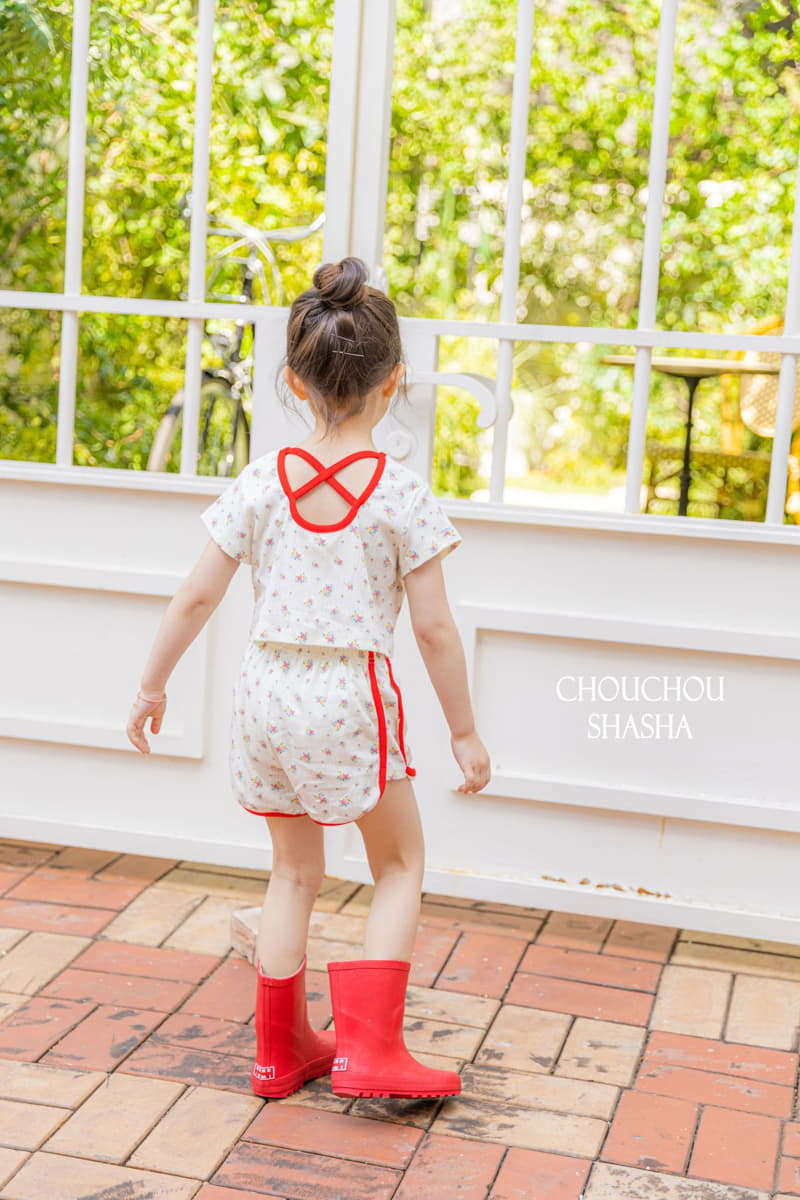 Chouchou Shasha - Korean Children Fashion - #kidsshorts - Unique Top Bottom Set - 10