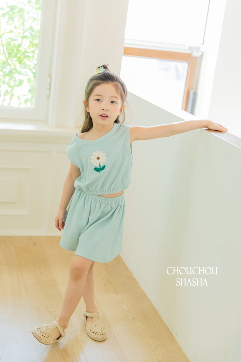 Chouchou Shasha - Korean Children Fashion - #kidsstore - Luterry Top Bottom Set - 9