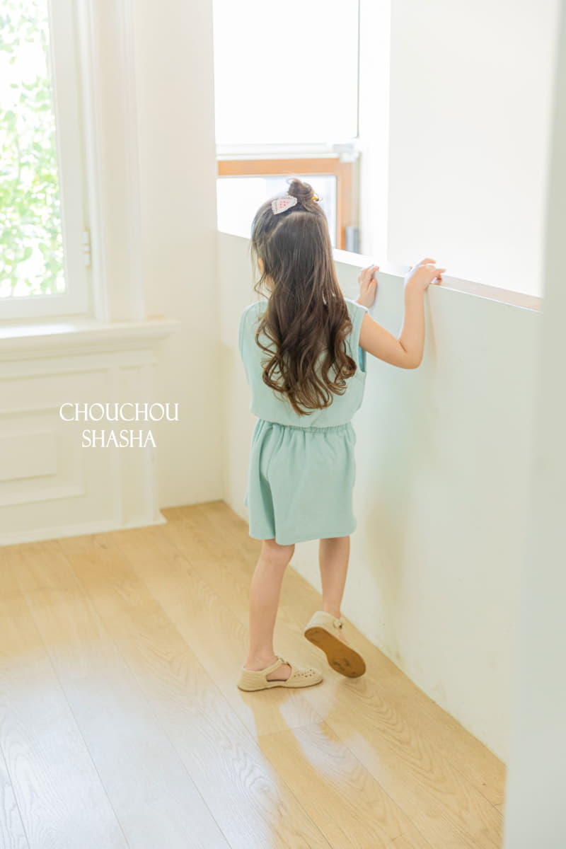 Chouchou Shasha - Korean Children Fashion - #littlefashionista - Luterry Top Bottom Set - 12