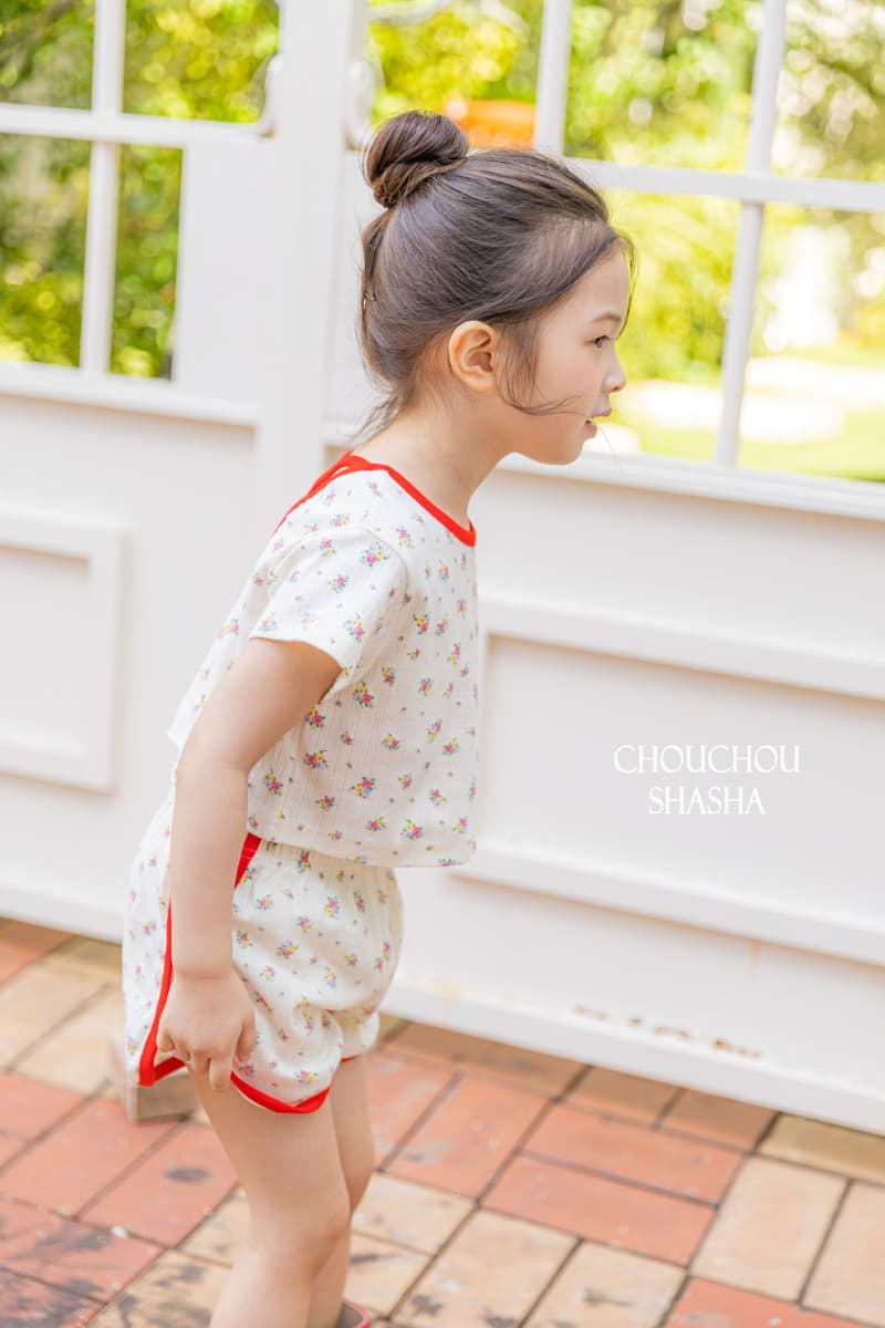 Chouchou Shasha - Korean Children Fashion - #minifashionista - Unique Top Bottom Set - 2