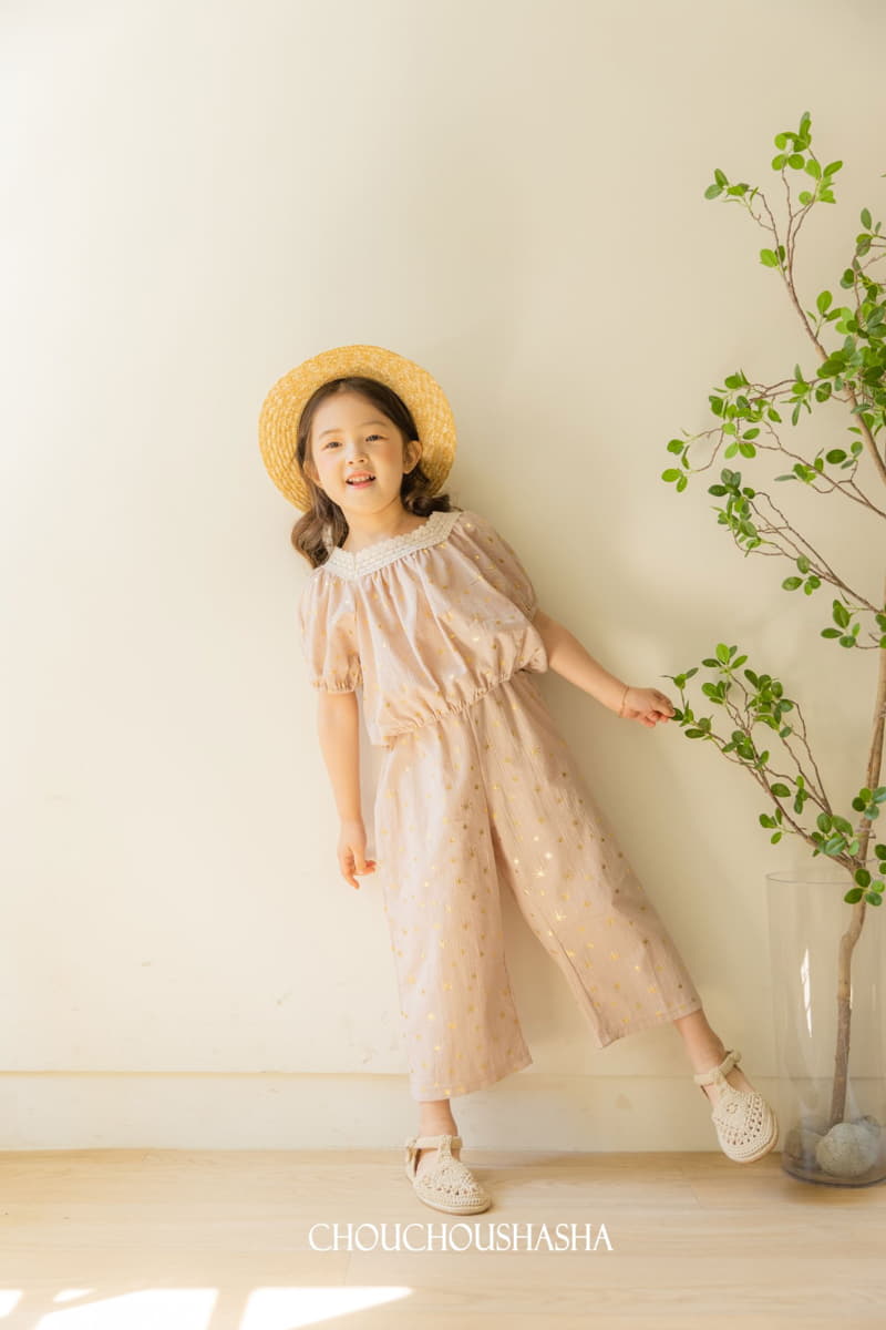 Chouchou Shasha - Korean Children Fashion - #minifashionista - Pearl Top Bottom Set - 12