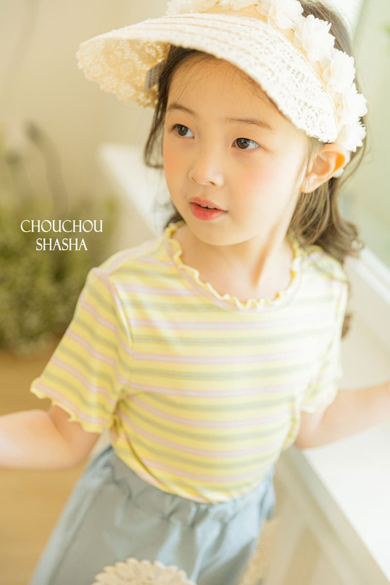 Chouchou Shasha - Korean Children Fashion - #minifashionista - Charlang Stripes Tee
