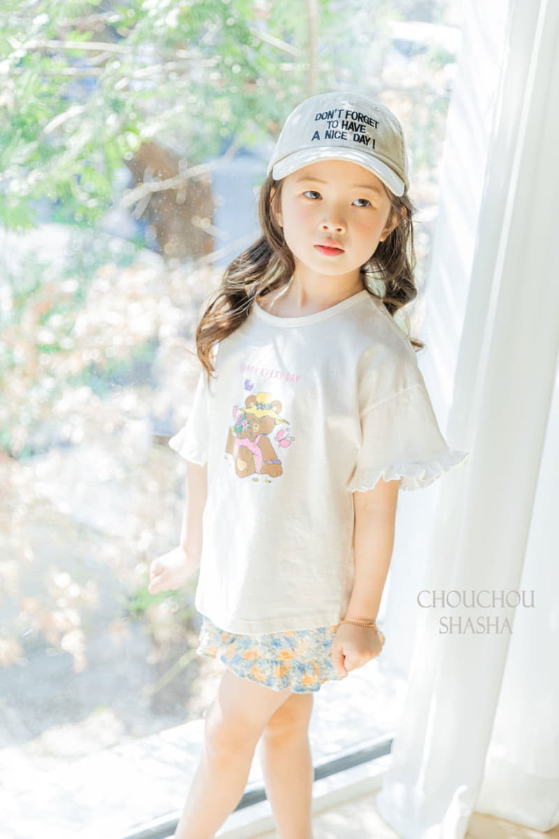 Chouchou Shasha - Korean Children Fashion - #prettylittlegirls - Flower Bear Tee - 4