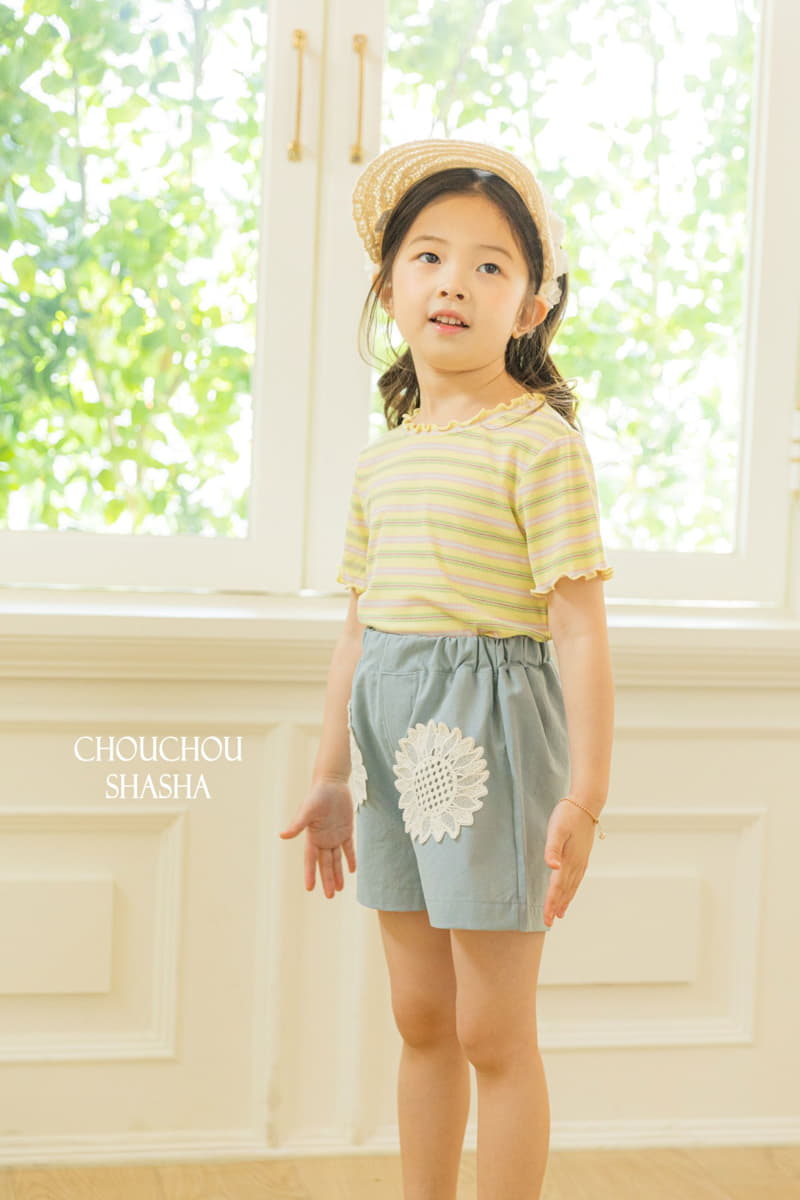 Chouchou Shasha - Korean Children Fashion - #todddlerfashion - Charlang Stripes Tee - 3