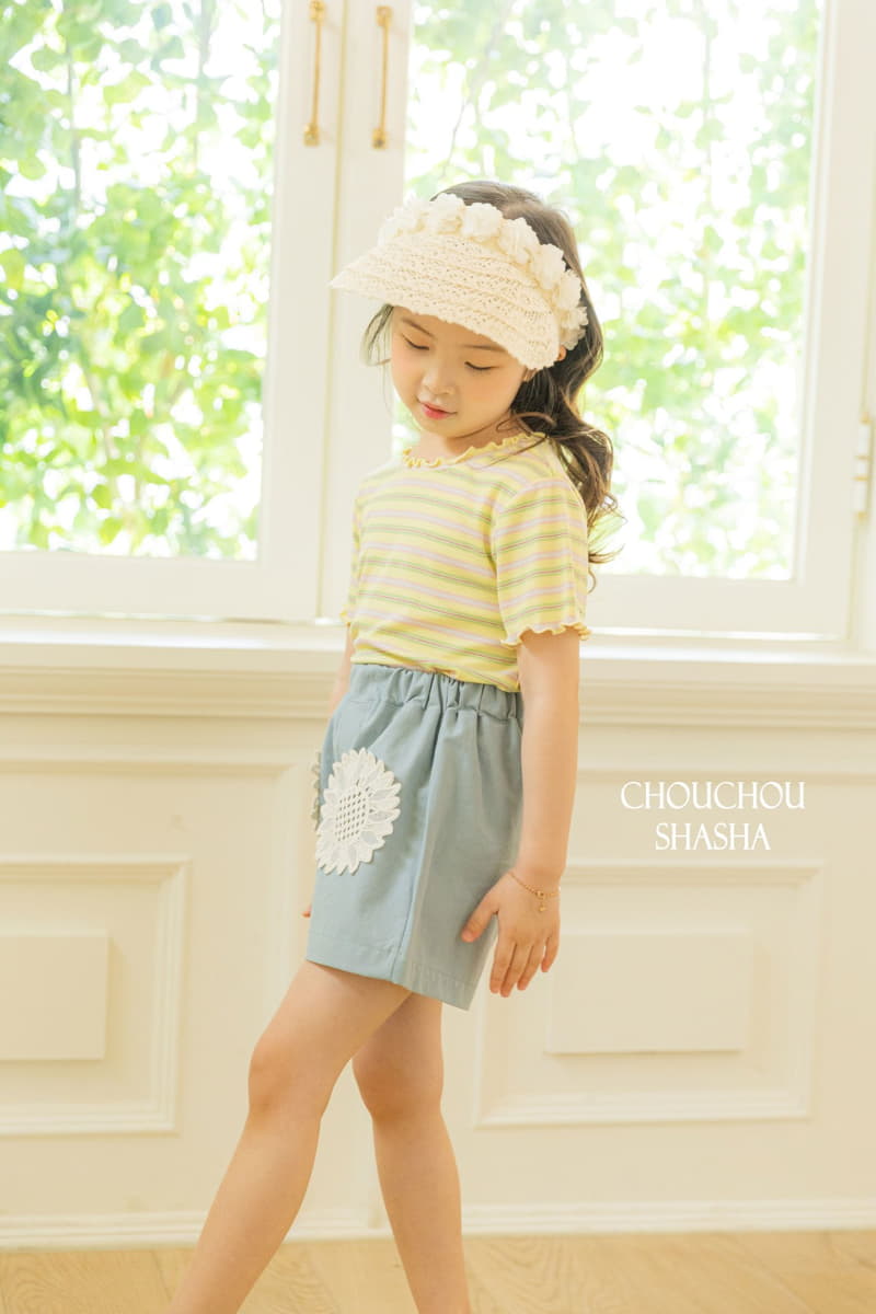 Chouchou Shasha - Korean Children Fashion - #todddlerfashion - Charlang Stripes Tee - 4