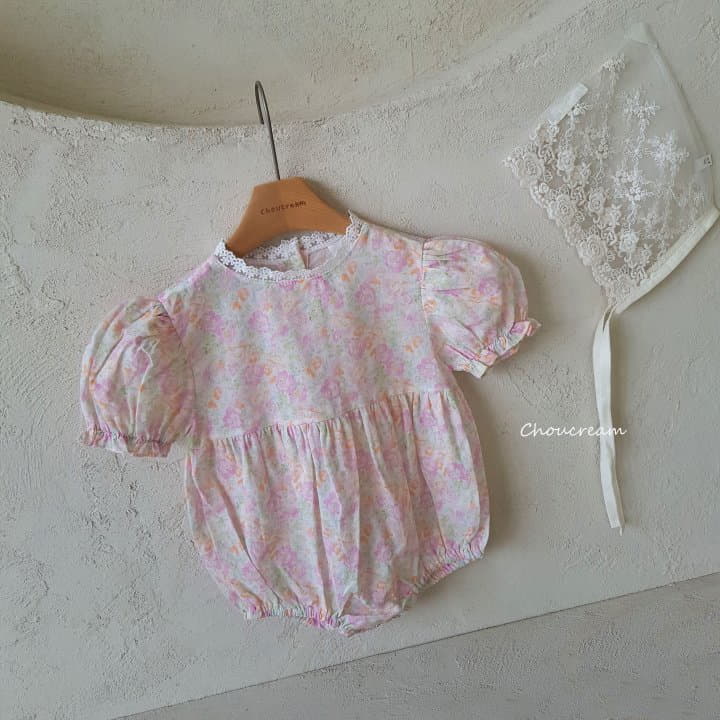 Choucream - Korean Baby Fashion - #babyoutfit - Summer Flower Bodysuit - 9