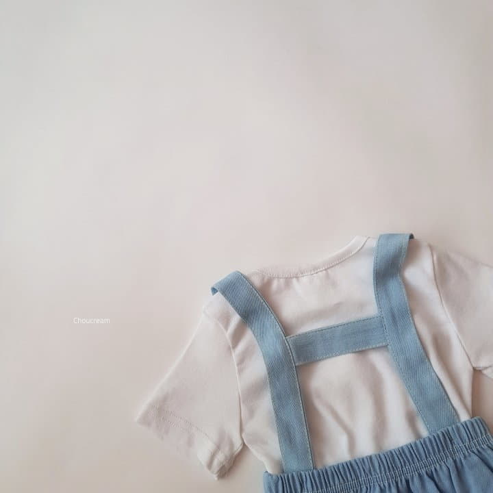 Choucream - Korean Baby Fashion - #smilingbaby - Denim Dungarees Bloomer - 12