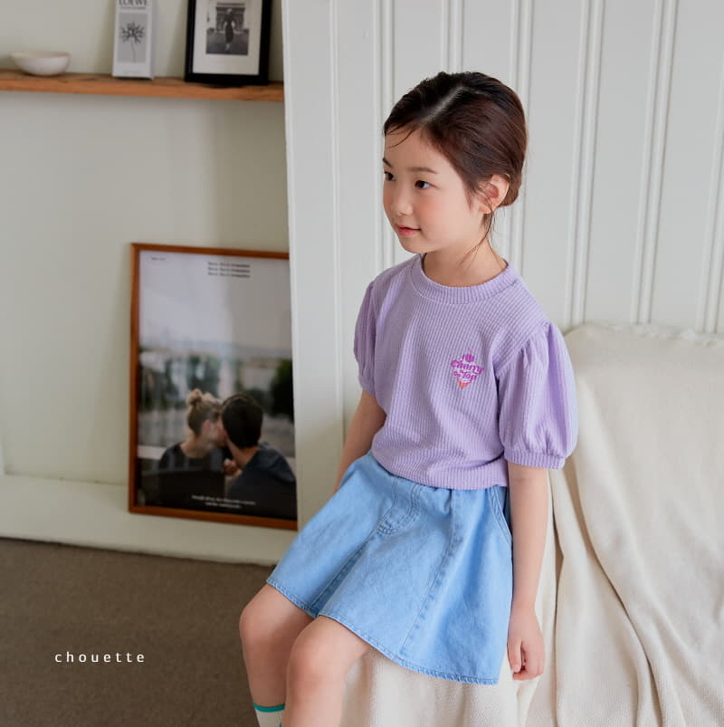 Chouette - Korean Children Fashion - #designkidswear - Cherry Puff Tee - 10