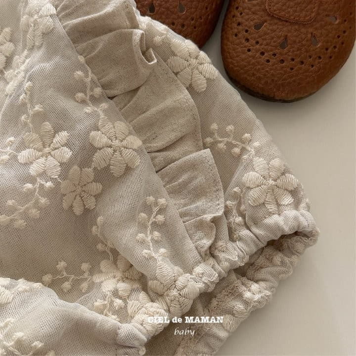 Ciel De Maman - Korean Baby Fashion - #babyboutique - Angel Bodtsuit Flower - 4