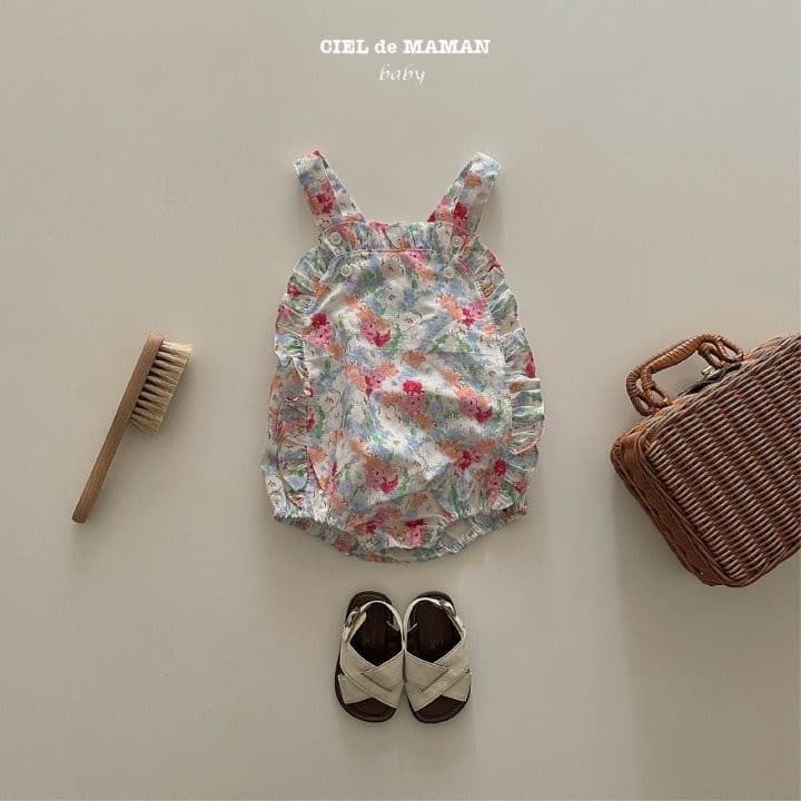 Ciel De Maman - Korean Baby Fashion - #babyfashion - Angel Bodtsuit Flower - 7
