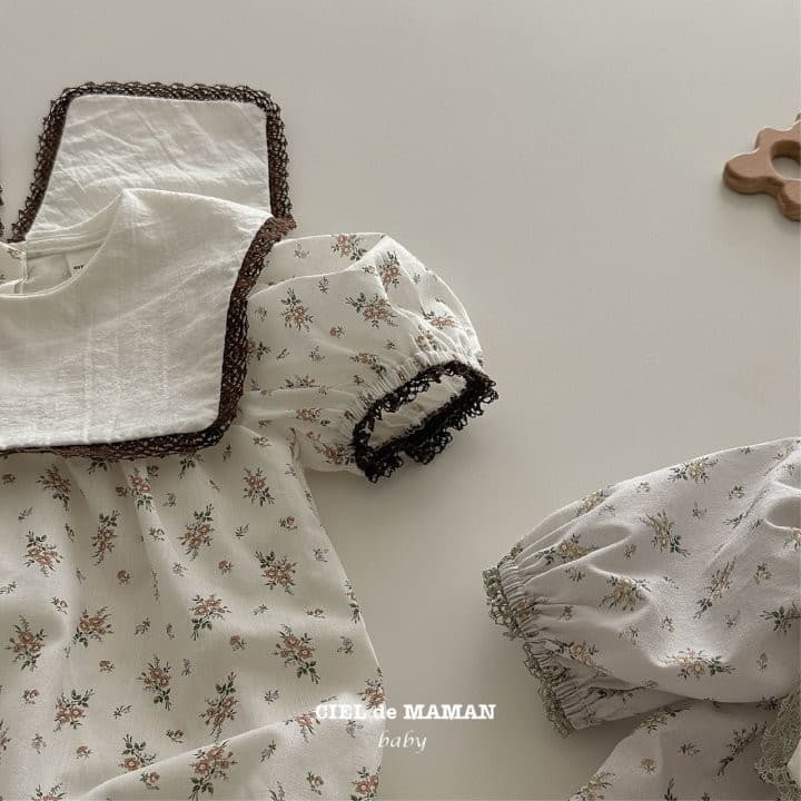 Ciel De Maman - Korean Baby Fashion - #babygirlfashion - Anne Collar Bodysuit - 5