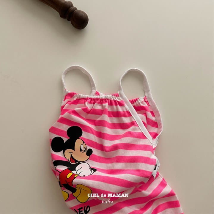 Ciel De Maman - Korean Baby Fashion - #babygirlfashion - Stripes M Bodysuit - 6
