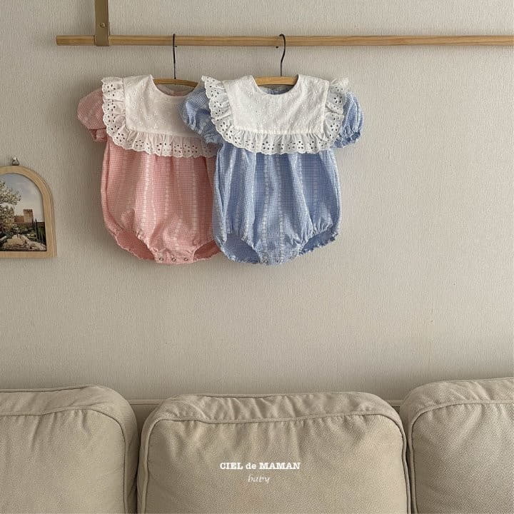 Ciel De Maman - Korean Baby Fashion - #babylifestyle - Daily Collar Bodysuit