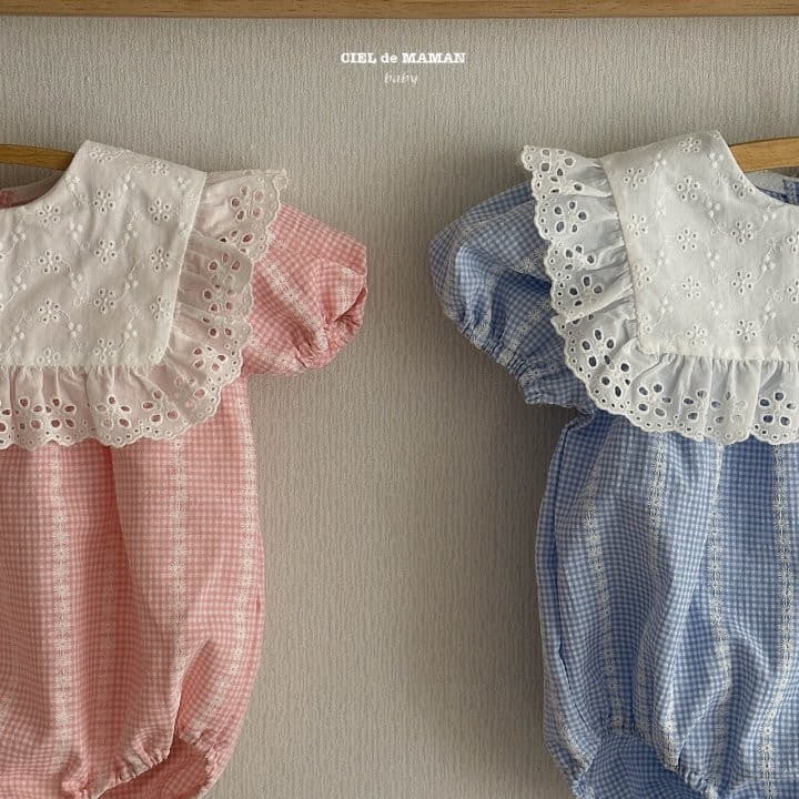 Ciel De Maman - Korean Baby Fashion - #babyoninstagram - Daily Collar Bodysuit - 2