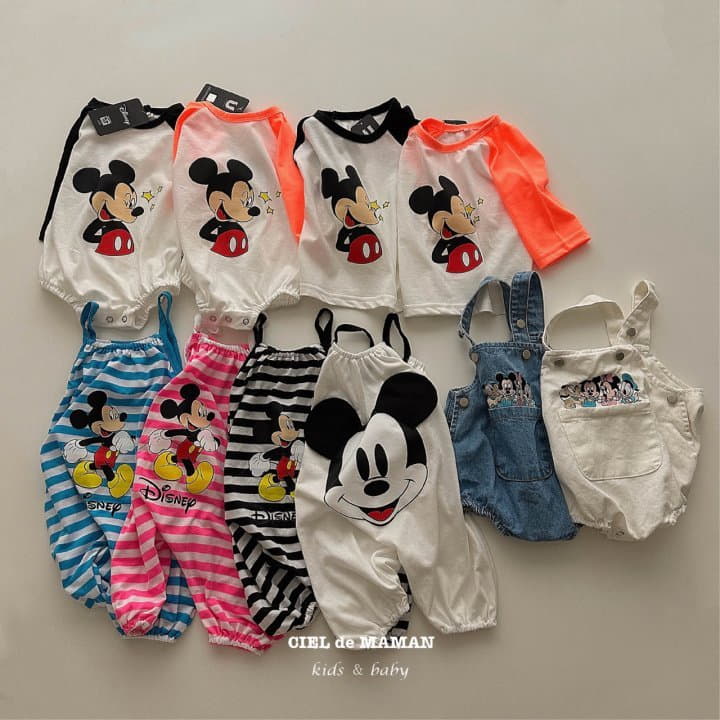Ciel De Maman - Korean Baby Fashion - #babyoutfit - Stripes M Bodysuit - 11