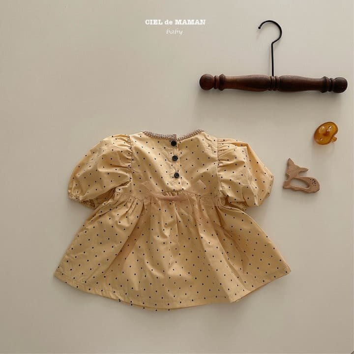 Ciel De Maman - Korean Baby Fashion - #babywear - Dot One-piece - 7
