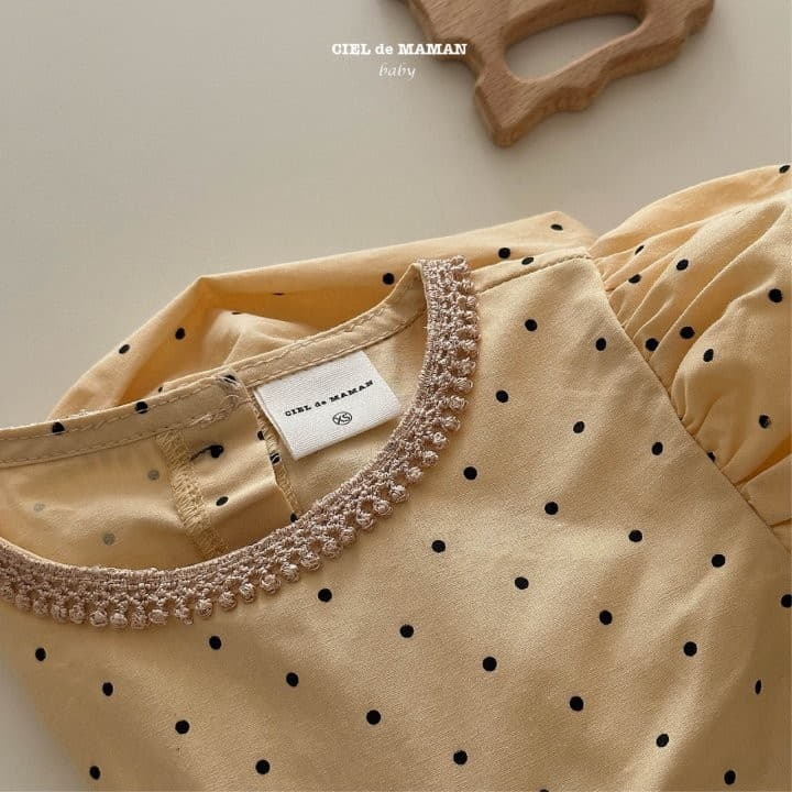 Ciel De Maman - Korean Baby Fashion - #onlinebabyboutique - Dot One-piece - 8