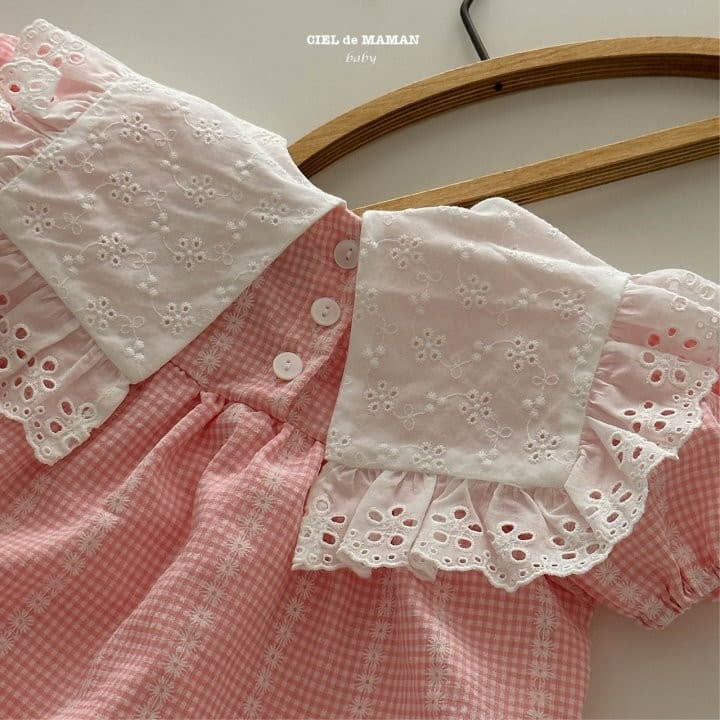 Ciel De Maman - Korean Baby Fashion - #onlinebabyshop - Daily Collar Bodysuit - 8