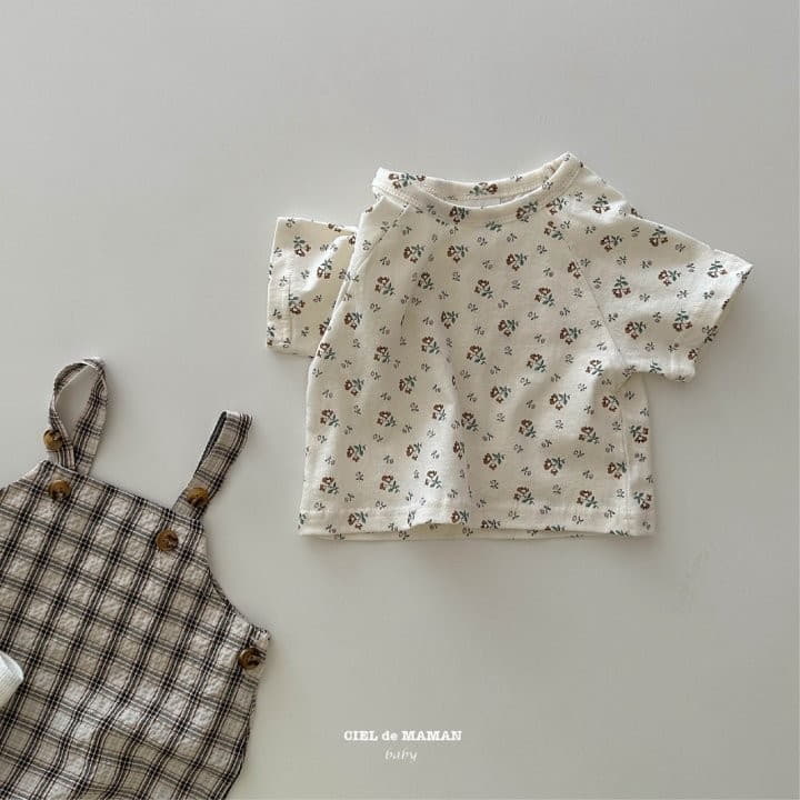 Ciel De Maman - Korean Baby Fashion - #onlinebabyshop - Bebe Flower Tee - 7
